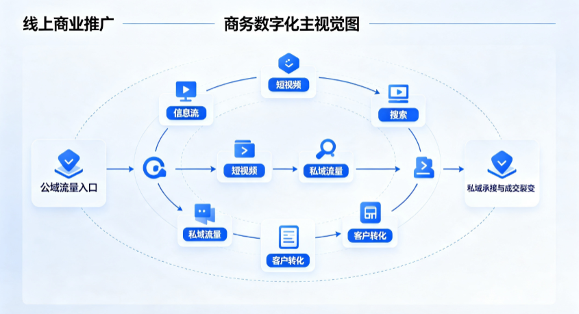 武平县线上商业推广怎么做？全域流量闭环搭建与低成本转化实战指南